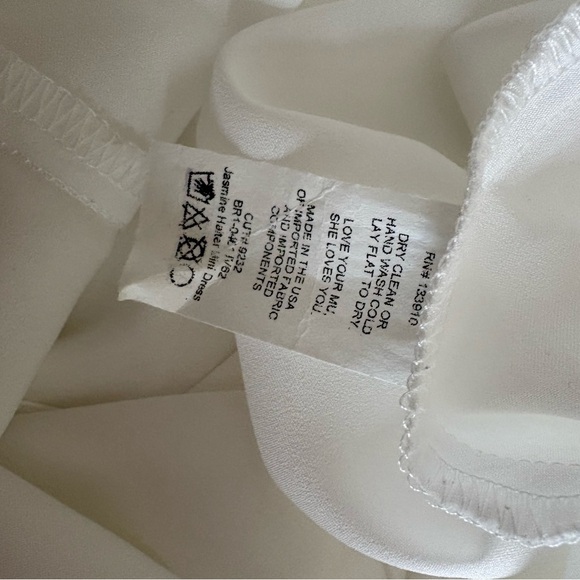 Show Me Your MuMu Jasmine Halter Mini Dress White Small - Picture 4 of 7